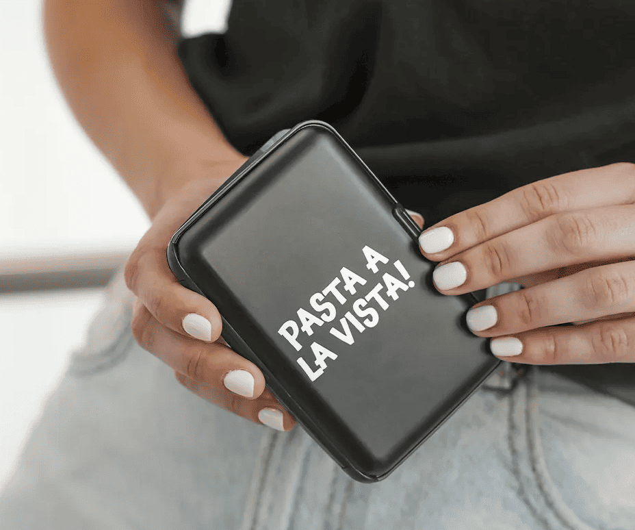 Cartera protege tarjetas - Pasta a la vista!