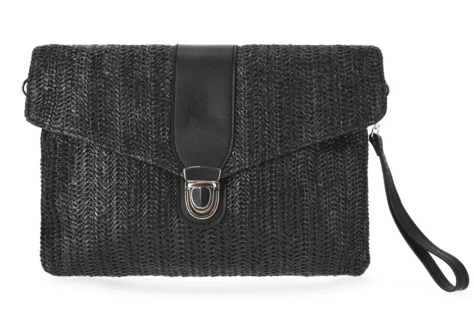 Bolso Sobre Solapa Negro