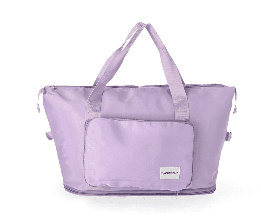 Bolsa de deporte y viaje malva