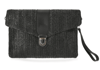 Bolso Sobre Solapa Negro