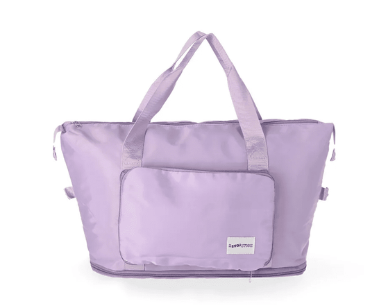 Bolsa de deporte y viaje malva