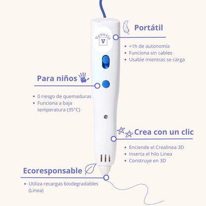 CreaLinea 3D -La imaginación de tus hijos en creaciones reales